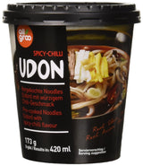 Allgroo Udon Cup Instant-Nudeln – geschmackvolle und würzige Meeresfrüchte-Udon-Suppe – schnelle Zubereitung (1 x 173 g)