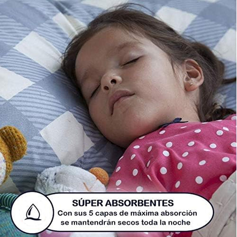 DryNites Pyjamahosen für Mädchen 3–5 Jahre, 1 Packung (1 x 16 Stück)