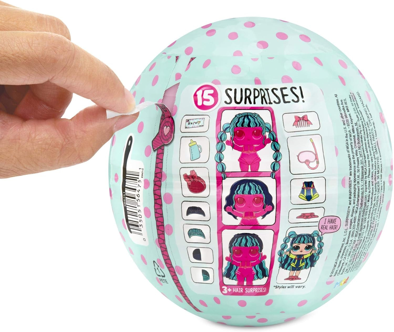 LOL Surprise Sammelpuppen für Mädchen – Mit 15 verschiedenen Überraschungen und Frisuren – #Hairvibes Dolls