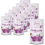 MjAMjAM – Premium-Nassfutter für Katzen – Wellness – Verdauungsfördernd – Huhn, 12er-Packung (12 x 125 g), getreidefrei