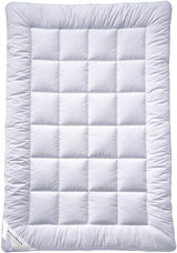 Billerbeck S20 Superlight Quilt – Sommersteppdecke – 135 x 200 cm – leichte Sommersteppdecke – AIRFILL® – Hohlfaser, 100 % Polyester, weiße Steppdecken und Steppdecken Naty Shop 155 x 220 cm Medium (M)