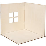 Baker Ross FN255 Mini-Puppenhaus-Set aus Holz – 1-teiliges Puppenhaus-Set für Kinder, DIY-Bastelset