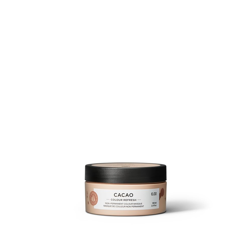 Maria Nila Color Refresh 300 ml – Eine pflegende Farbbombe mit temporären Farbpigmenten, die die Haarfarbe schnell auffrischen. 100 % vegan. Keine Sulfate und keine Parabene. Haarfärbemittel Naty Shop Cacao