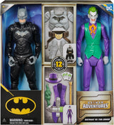 DC Batman Adventures Batman Vs the Joker Actionfiguren-Set, 30 cm – 2 voll bewegliche Figuren mit 12 Gängen für spannendes Rollenspiel, Spielzeug für 4+ Kinder Actionfiguren Naty Shop