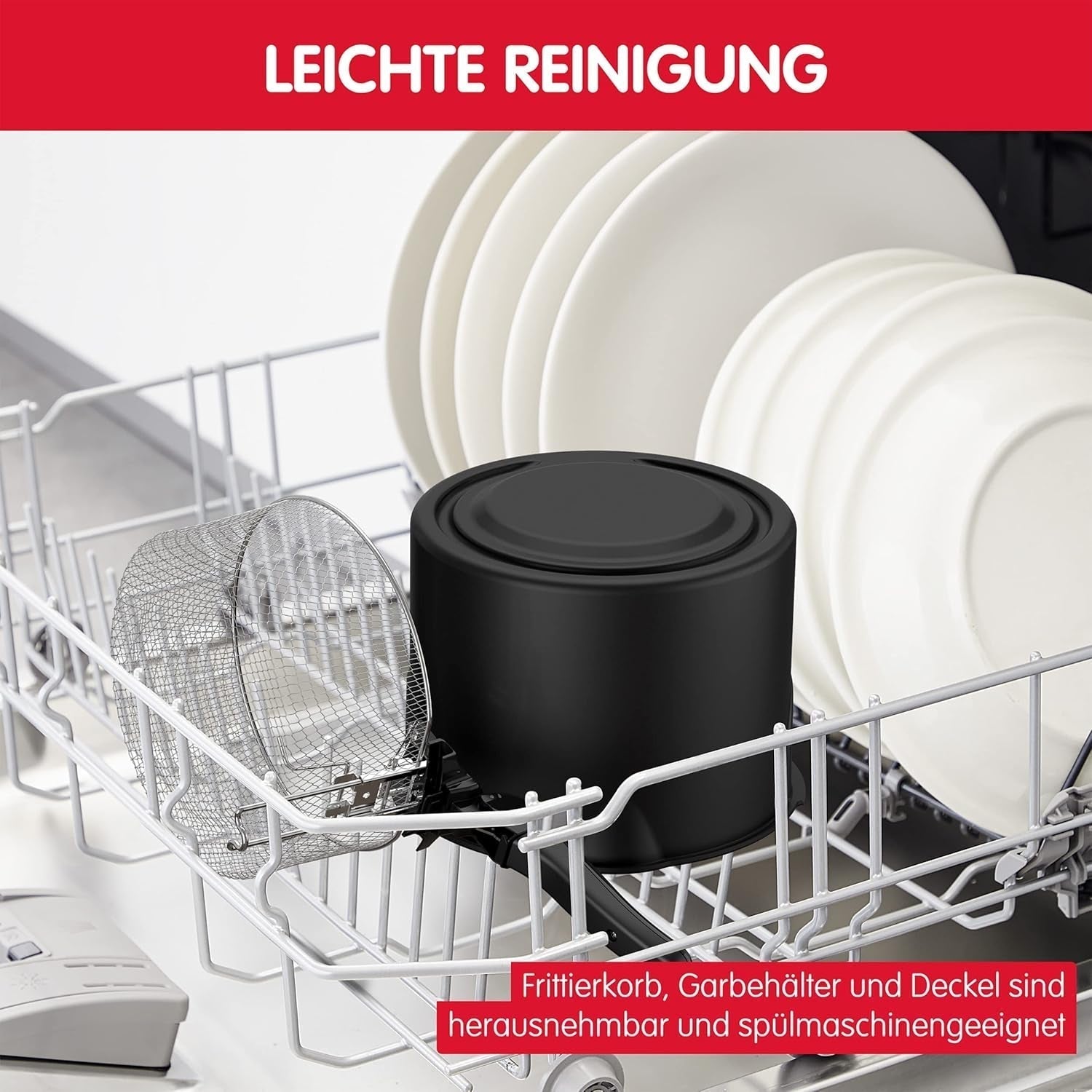 Fritteuse AM4800 Mega 2Kg, Ölfritteuse, Geruchsfilter, 1800 W Haushaltsgeräte Naty Shop