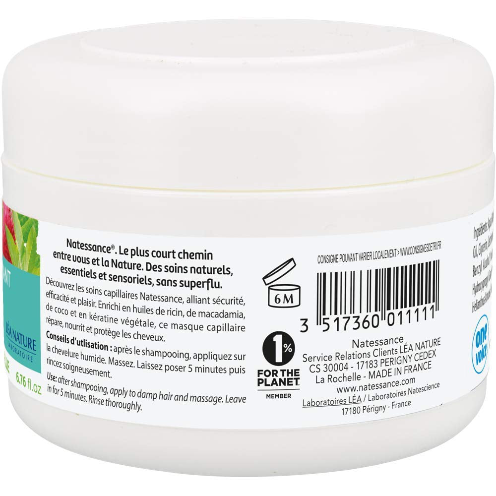 Mask Sublimateur à l'Huile de Ricin et Kératine Végétale 200 ml Haarmaske Naty Shop