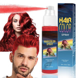 Haarspray-Farbe – 30 ml temporäres grünes Haarfärbespray, natürliches Haarfärbemittel, temporäres Haarfärbespray, waschbare Haarfärbemittel für Party, Cosplay, Halloween (grün), Haarfärbemittel Naty Shop Rot