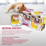 animonda INTEGRA PROTECT Diabetes mit Geflügel (16 x 100 g), Nassfutter für diabetische Katzen, Diätfutter für diabetische Katzen, Nassfutter ohne Zucker