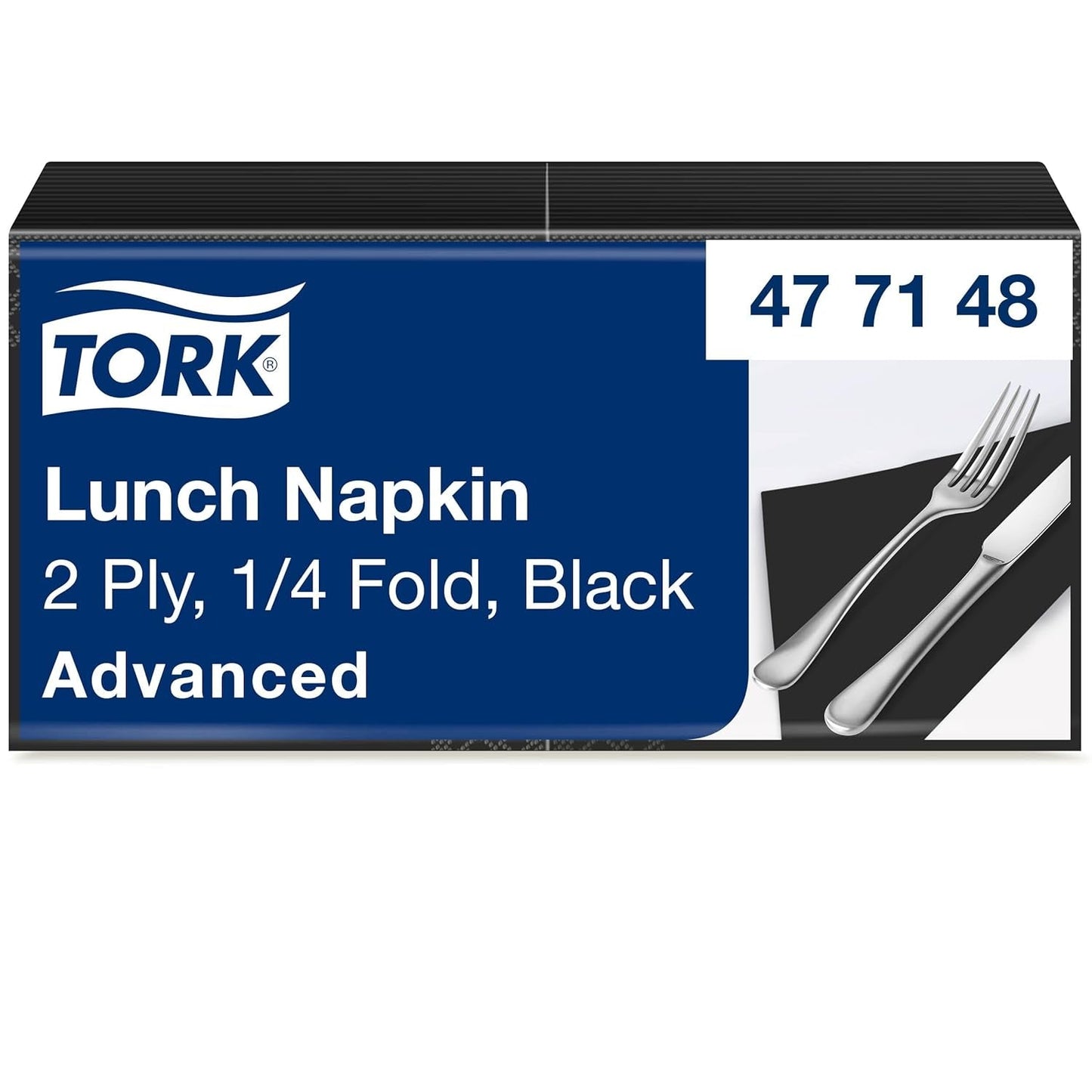 Tork 477840 Limetten-Lunchservietten / 2-lagige Servietten für kleine Mahlzeiten oder Snacks / Erweiterte Qualität / 10 x 200 (2000) Papierservietten / 32,6 x 33 cm (L x B) / 1/4-Faltung