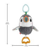FISHER-PRICE Flap & Go Toucan – Kinderwagen-Plüschspielzeug fördert Feinmotorik und sensorische Fähigkeiten für Neugeborene ab der Geburt HNX66 Babyspielzeug Naty Shop