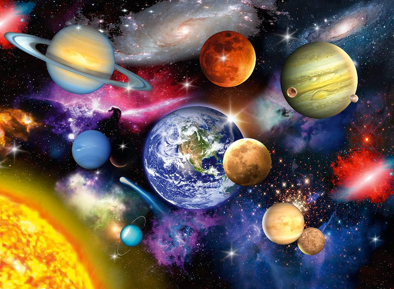 Kinderpuzzle Ravensburger - 13226 Sonnensystem - Weltraumpuzzle für Kinder ab 9 Jahren, mit 300 Teilen im XXL-Format Puzzle Naty Shop