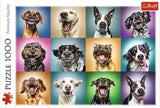 Puzzle – „1000“ – Lustige Hundeporträts Puzzle Naty Shop