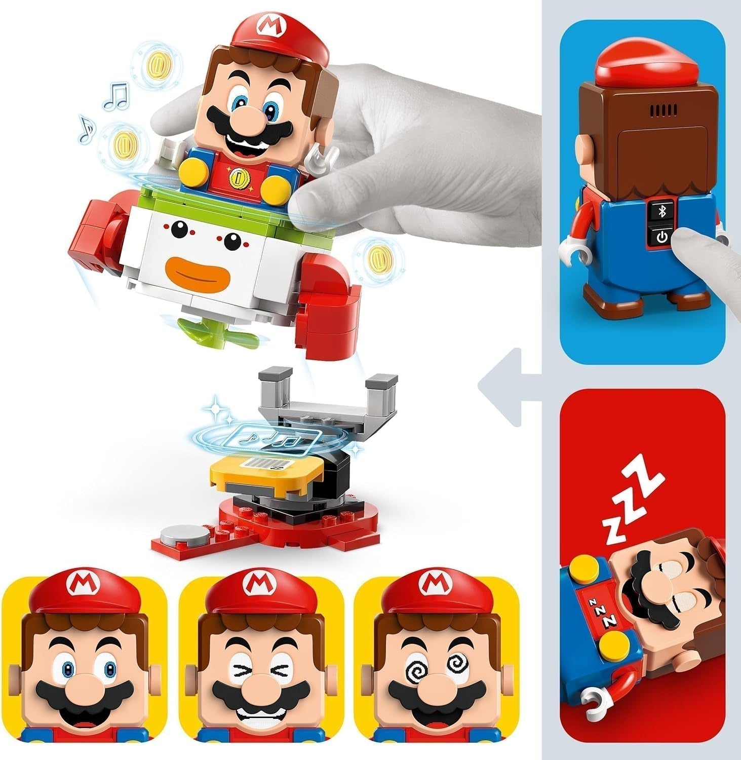 LEGO Super Mario Abenteuer mit interaktivem Mario, Junior-Clownwagen-Set, Spielzeug-Yoshi, Nintendo-Geschenk für Jungen, Mädchen und Gamer ab 6 Jahren 71439 Bausets Besuchen Sie den LEGO-Store