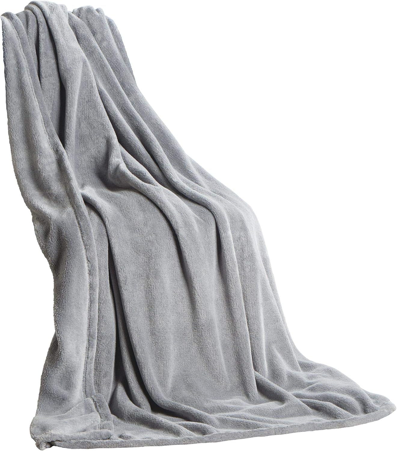 Flauschige Decke von Celinatex, 150 x 200 cm, Bordeaux-Decke, Sofa, Couch, weiche Decke, Sterne, Mikrofaser-Fleece, Öko-Tex, Moonlight-Betten und Decken, Besuche den CelinaTex-Store, Silber, 200 x 220 cm