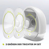 Elektrische Milchpumpe LIONELO Fidi Free 2, Massagemodus, 5 Intensitätsstufen Zubehör Essen und Stillen Bebe Naty Shop