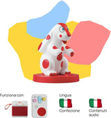 Klangfigur - Kleine Geschichten von Pimpa - Geschichten und Klangmärchen für Jungen und Mädchen 1-3 Jahre - Hörbar mit Geschichten und +, Lernspiel italienische Version Bebe Toys Naty Shop