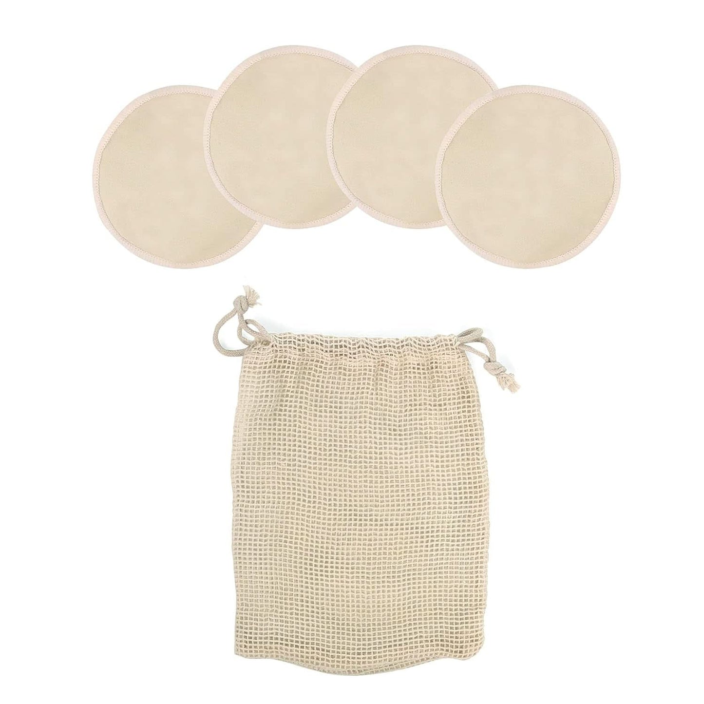 Jané Stilleinlagen, waschbar und wiederverwendbar, Zubehör Essen und Stillen, Bebe Naty Shop M, 4 Einheiten/Packung