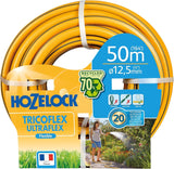 HOZELOCK - Tricoflex Ultraflex Schlauch Ø 12,5 mm (1/2") 20 M: Flexibler Gartenschlauch, wetterfest, verdreh- und biegefest, aus 40 % recyceltem PVC [117002], gelb