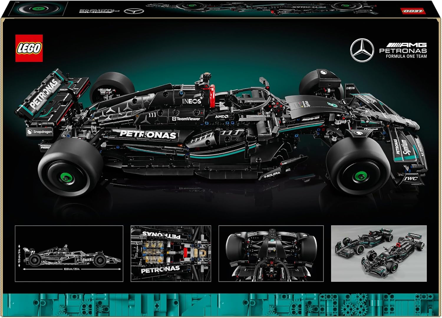 LEGO Technic Mercedes-Amg F1 W14 E Performance-Set für Erwachsene, maßstabsgetreues Modell-Rennauto, Sammlerstücke für Zuhause oder im Büro, Formel-1-Geschenke für Männer, Frauen 42171 Bausets Besuchen Sie den LEGO-Store