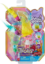 Mattel DREAMWORKS TROLLS United We Stand – Hairy Surprises Viva-Puppe mit leuchtend gelbem Plüschhaar und 3 Überraschungszubehörteilen, für Kinder ab 3 Jahren, HNF11