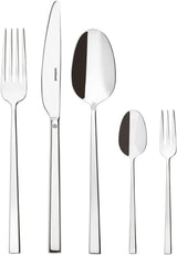 Sambonet 52562-N2 Rock Edelstahl - Besteckset Monobloc Edelstahl 18/10 Kitchen Naty Shop Set 12 Personen - 60 Teile