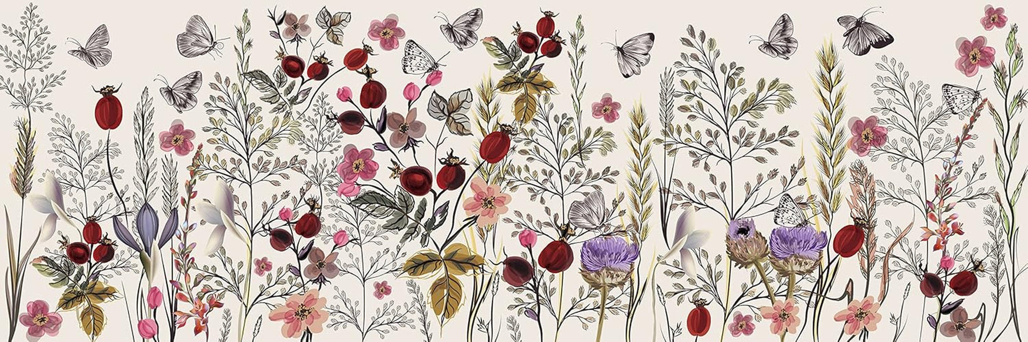 Blumen Nr. 1 - 1000-teiliges Panorama-Puzzle für Erwachsene Puzzle Naty Shop
