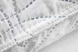 V.I.P. Sehr wichtiges Kissen V.I.P. Memory-Flake-Kissen, weißes Kissen, 45 x 75 cm, gesteppter Bezug aus Polyester, super atmungsaktiv, weich, hergestellt in Italien, Naty Shop Standard-Kissen