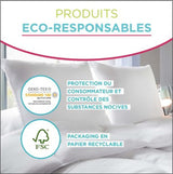 Blanrève – Steppdecke „Serenité“ – Behandlung gegen Hausstaubmilben – gemäßigte Temperatur 300 g/m² – 140 x 200 cm – für Einzelbett – maschinenwaschbar, weiß Bettdecken und Steppdecken Naty Shop