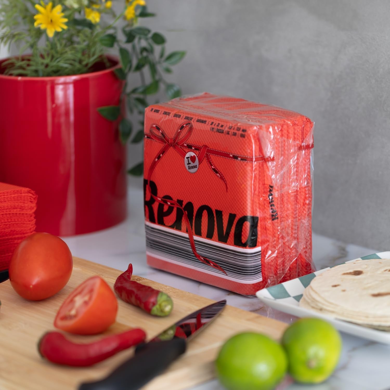 Renova-Papierservietten, Red Red Label – 70 Servietten