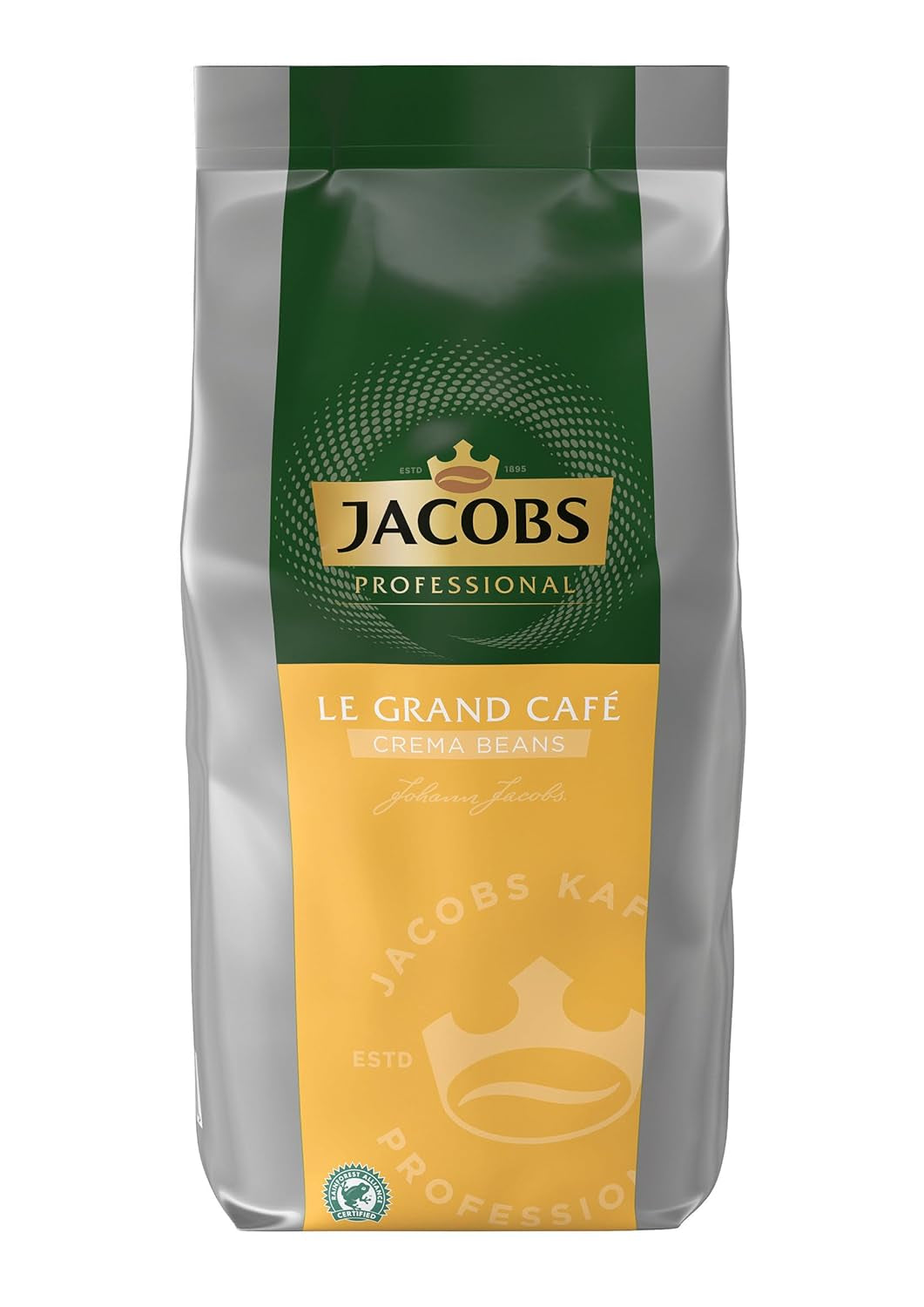 Kaffeebohnen Jacobs Professional Le Grand Café Cream, Intensität 2/5, ganze Kaffeebohnen, 1 kg