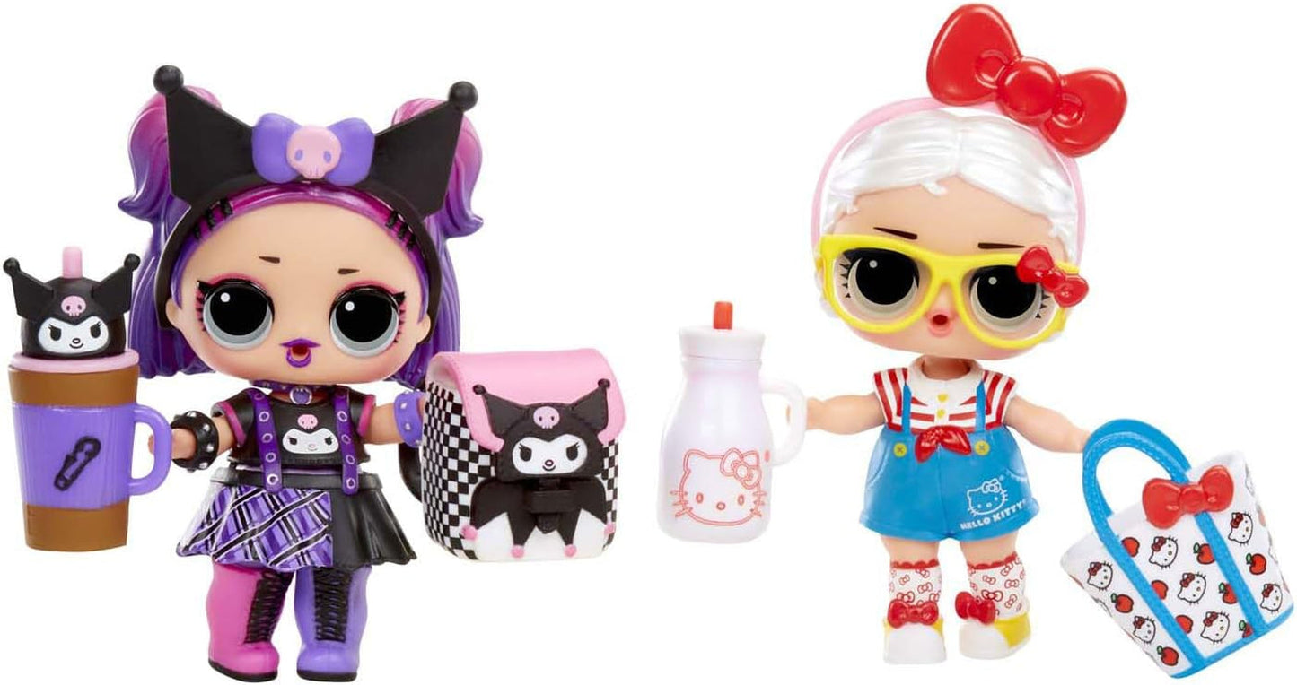 LOL Überraschung! Love Hello Kitty and Friends – 1 Puppe mit 7 Überraschungen, zufällige Auswahl, 8 Sammlerstücke, für Kinder ab 4 Jahren, Rosa