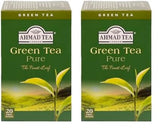 Ahmad Tea – Grüner Tee – geschmacksversiegelte, einzeln verpackte Teebeutel mit 2 g Tee pro Portion – 20 mit Bändern versehene Teebeutel (2er-Pack)