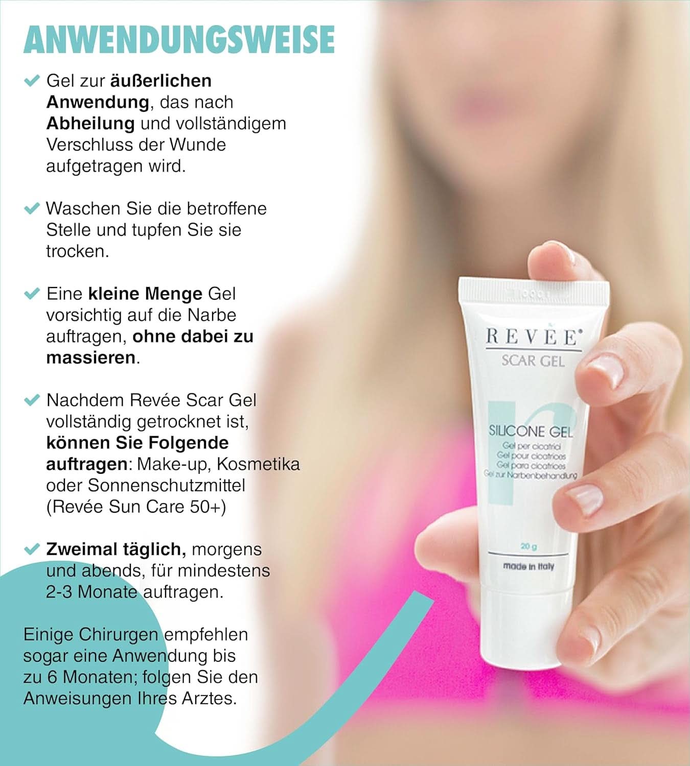 Revée Scar Gel, Topisches Gel für Narben Naty Shop