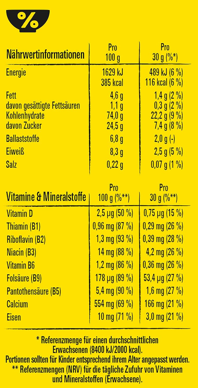 Nestlé NESQUIK Crunchy Brownie, knuspriges Frühstücksflocken mit Schokoladenstückchen und einer innovativen Form für extra Knusprigkeit, 7er-Pack (7 x 300 g)