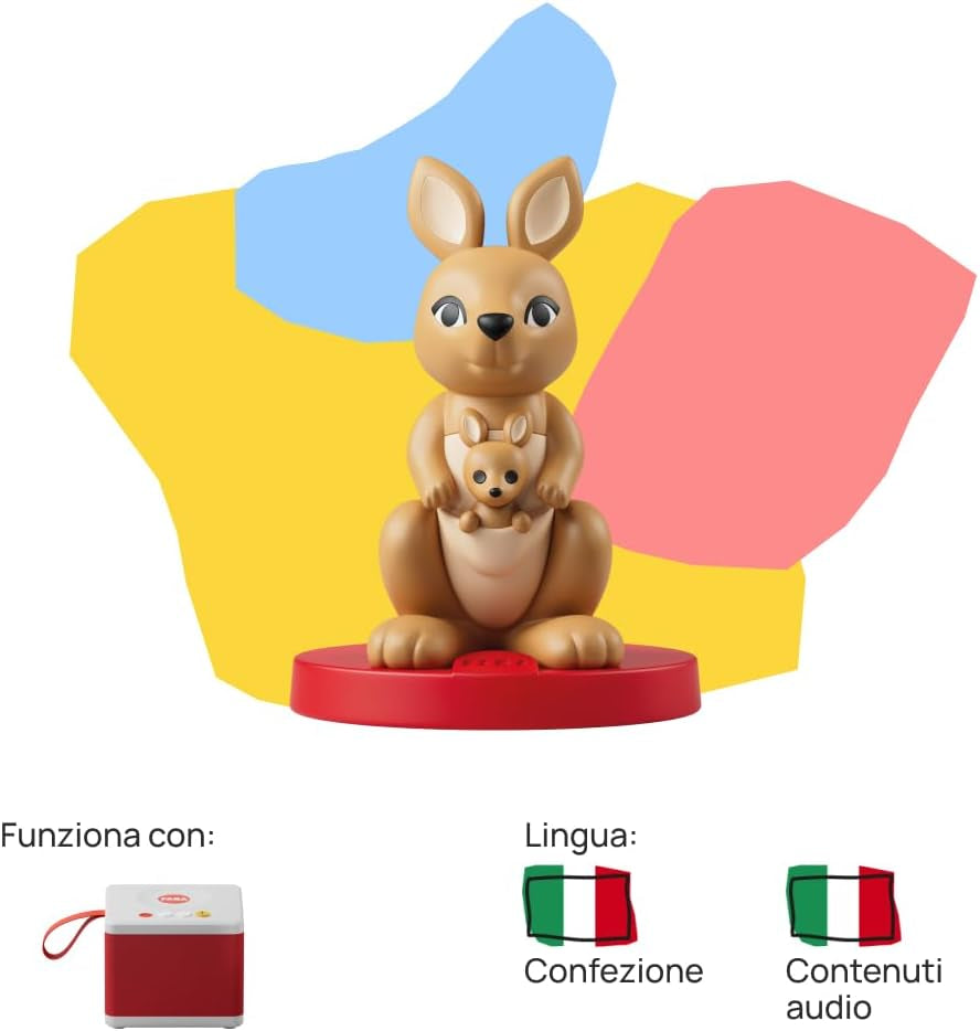 Klangfigur – Musikalisches Plüschtier – Musik, Lieder und Geräusche – Spielzeug, Lerninhalt, italienische Version, Jungen und Mädchen 0–2 Jahre Bebe Toys Naty Shop