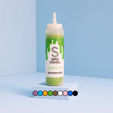 Super Drip Black Cake Glaze Cake Melts Schokolade 300 Gramm Glasuren und Dekor Naty Shop Green