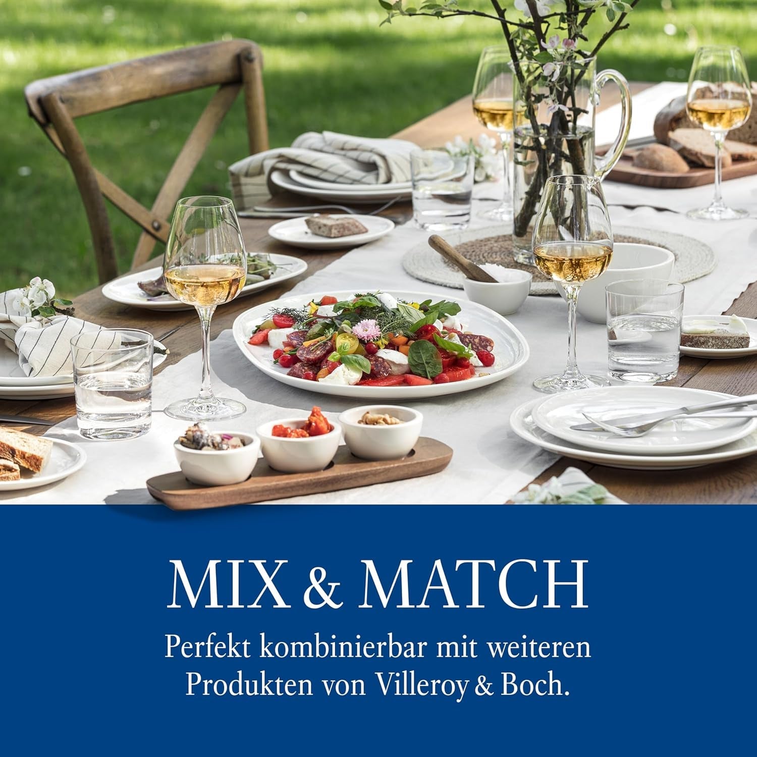 Villeroy & Boch Blacksmith Besteckset für bis zu 6 Personen, 24-teilig, Edelstahl