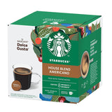 STARBUCKS House Blend von Nescafé Dolce Gusto, Mittlere Röstung, Kaffeekapseln 6 x 12 (72 Kapseln)