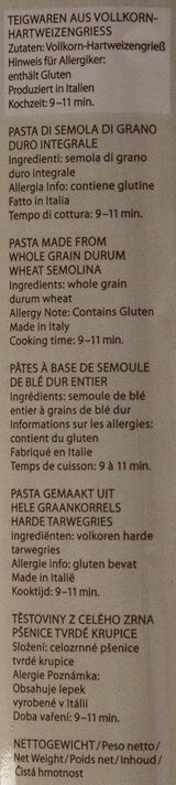 Spaghetti ganze Nudeln, 500 g