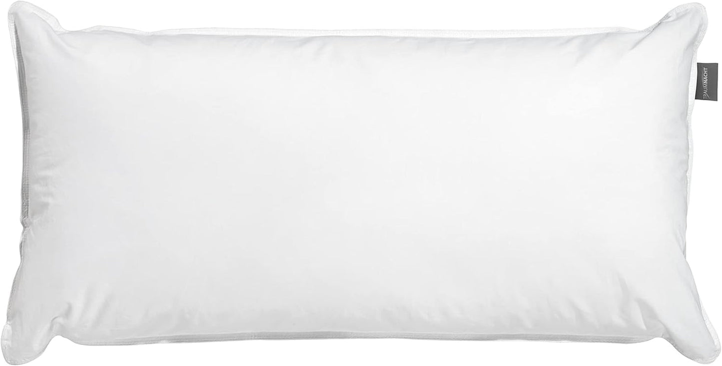 Traumnacht Orthopädisches Wasserkissen mit einstellbarer Füllmenge, Bezug aus 100 % Baumwolle, 40 x 80 cm, entwickelt in Deutschland – hergestellt in der EU, weiß, 1 Stück (1 Packung) Naty Shop Standardkissen 40 x 80