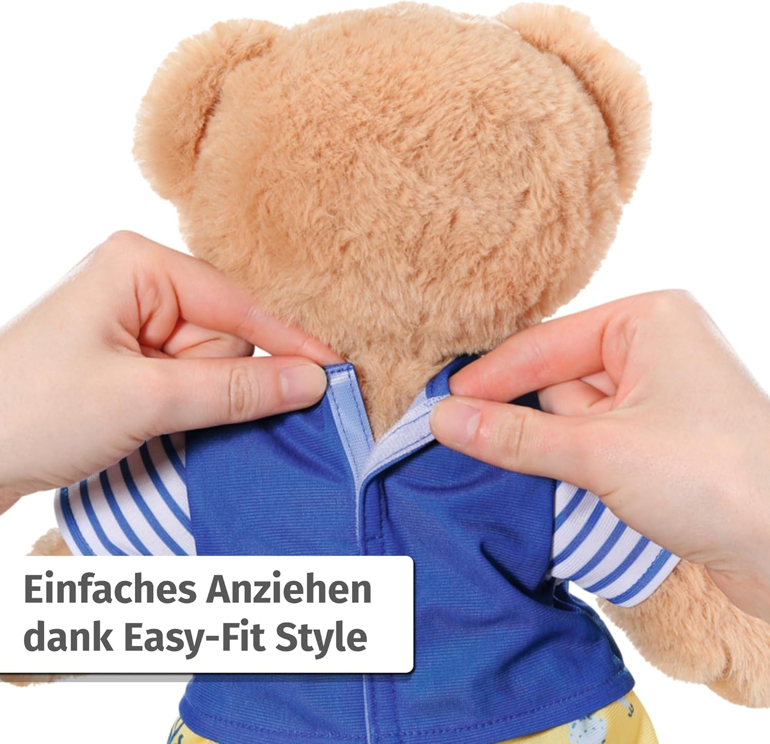 Baby Born Teddy Angler Kostüm mit Angelrute für 43cm Puppen und Teddybär, 835982 Zapf Creation
