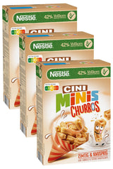 Churros-Frühstückscerealien mit 42 % Vollkornanteil, 3er-Pack (1x360 g)