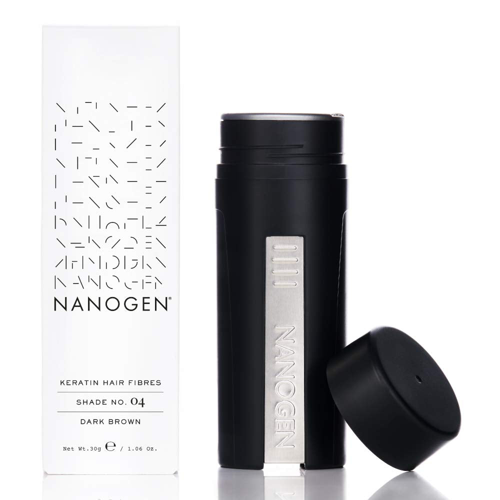 Haarverdichtende Fasern Zimt 30G Haarpflege Naty Shop Dunkelbraun 30G