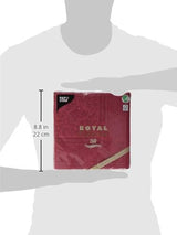 50 Servietten „ROYAL Collection“ 1/4 Falz 40 cm x 40 cm Bordeaux „Ornaments“