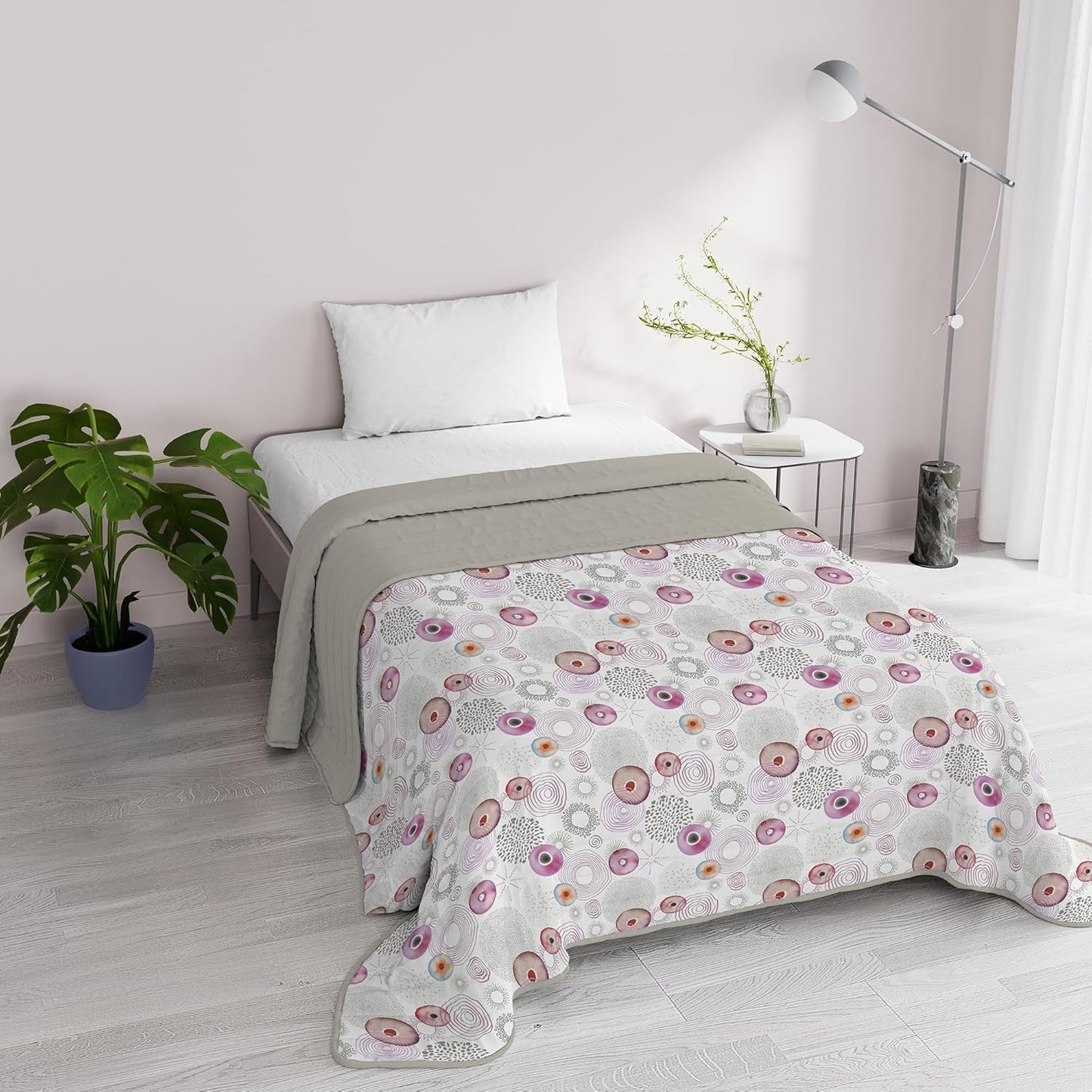 Fantasie italienische Bettwäsche Mikrofaser Sommer 1,5 Betten Murrine Tagesdecken und Bettdecken Naty Shop Morpheus 1 Posto E Mezzo