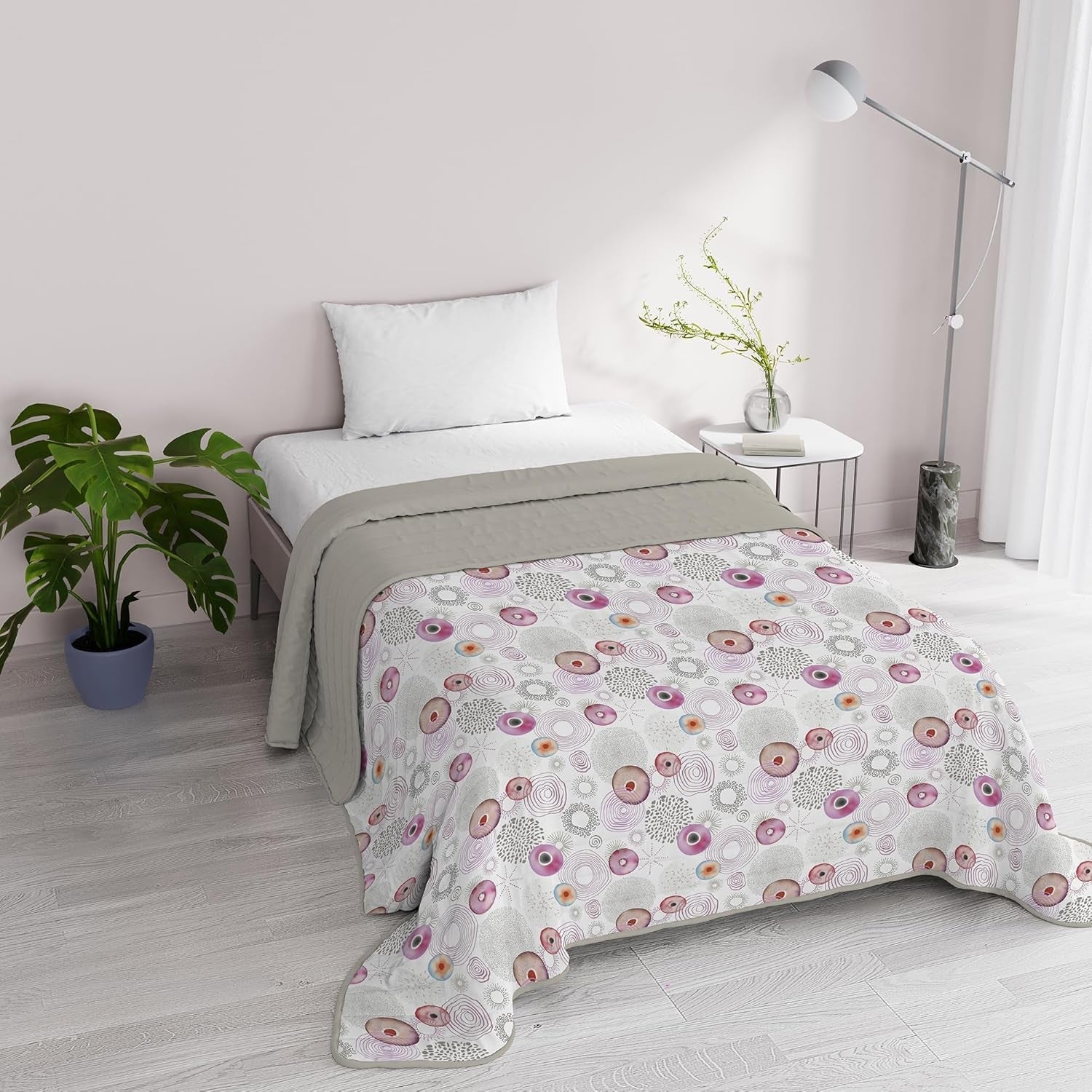 Fantasie italienische Bettwäsche Mikrofaser Sommer 1,5 Betten Murrine Tagesdecken und Bettdecken Naty Shop Morpheus 1 Posto E Mezzo