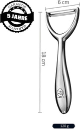 Premium-Obst- und Gemüseschäler aus Edelstahl Naty Shop Schäler