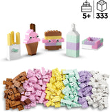 LEGO 11028 Classic Pastel Kreativbauset, Ziegelbox, Konstruktionsspielzeug für Mädchen und Jungen ab 5 Jahren mit Modellen; Eis, Dinosaurier, Katze und mehr Bausätze Besuchen Sie den LEGO-Store