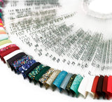 50 Stück Nagelkunst-Spitzenringe, farbige transparente Platten, Nagellack-Display-Ringstäbe, Nagelstudio-Übungen, Nagelspitzen-Display für DIY-Nagelkunst-Anzeige und -Übungen