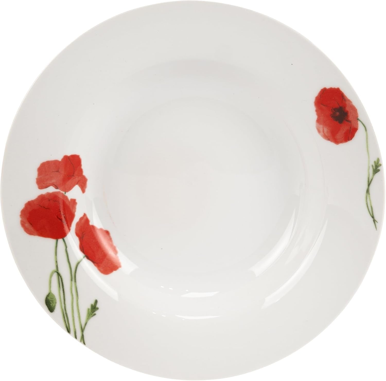 Geschirr-Set für 6 – 18-teilig – Porzellan-Geschirr-Set – weißes Geschirr-Set – Schüssel- und Teller-Set – modernes Geschirr – Teller – Tischservice – Geschirr-Set für 6